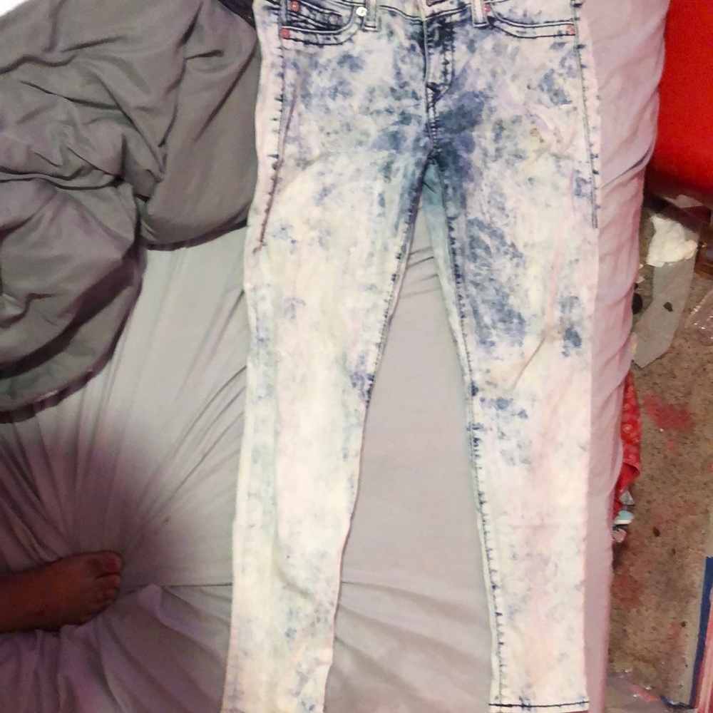 light dark jeans true religion pants